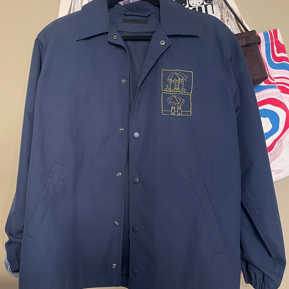 Uniqlo Keith Haring Navy Blue Windbreaker